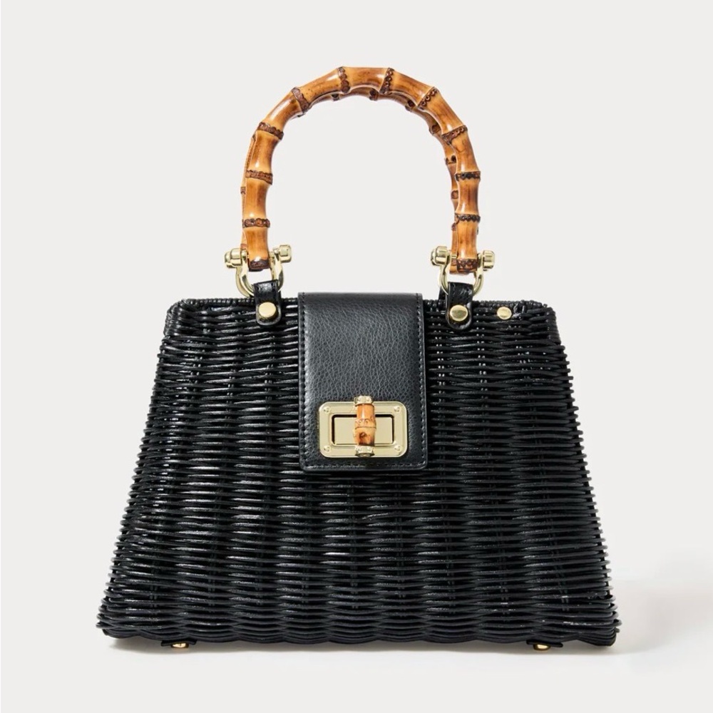 LILLY PULITZER Leena Top Handle Bag in Black